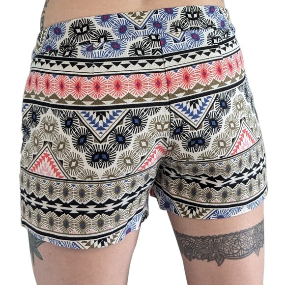 Old Navy Multicolor Patterned Women Shorts - Picture 2 of 7